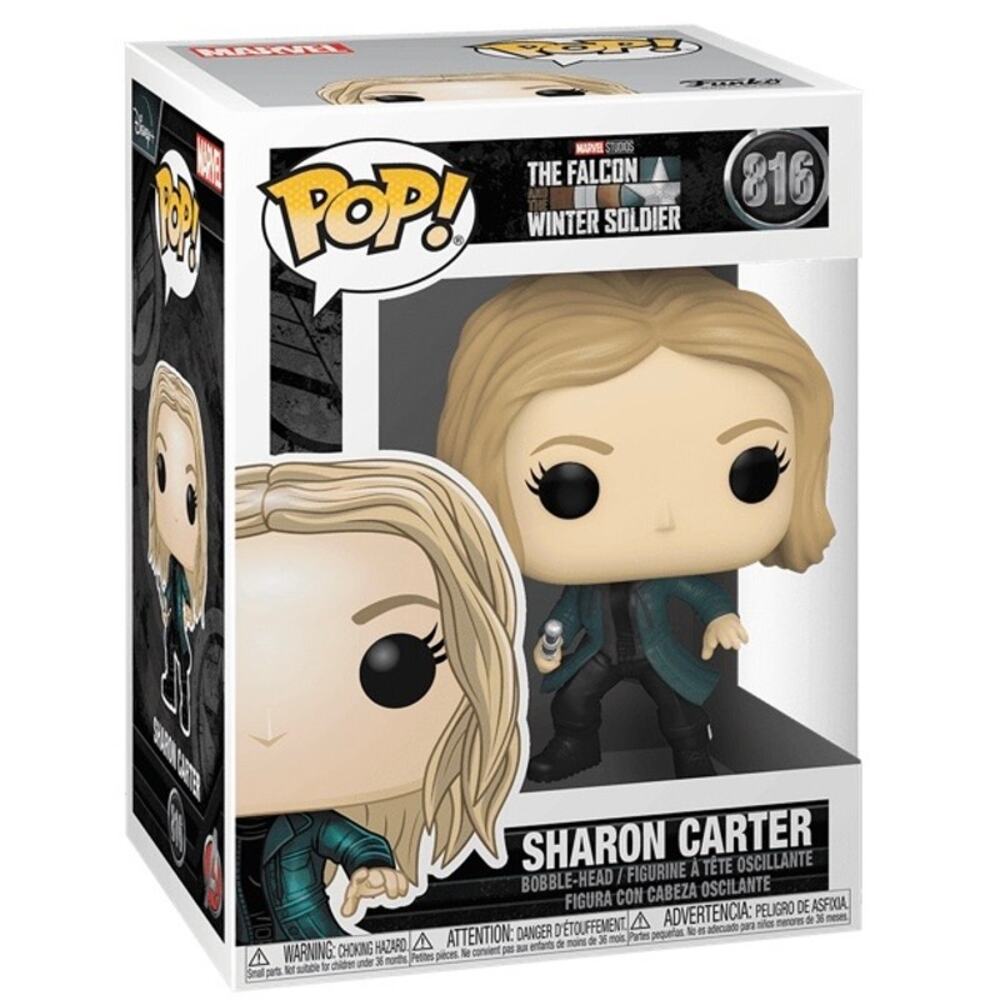 Funko Pop! Marvel Falcon and the Winter Solider Sharon Carter Bobblehead #816